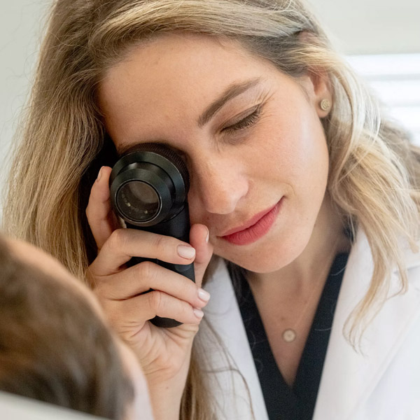 close up of skincare professional